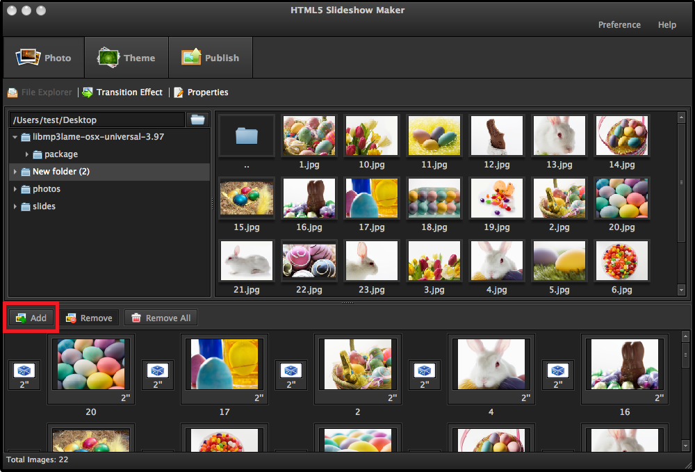 Free photo slideshow software for mac